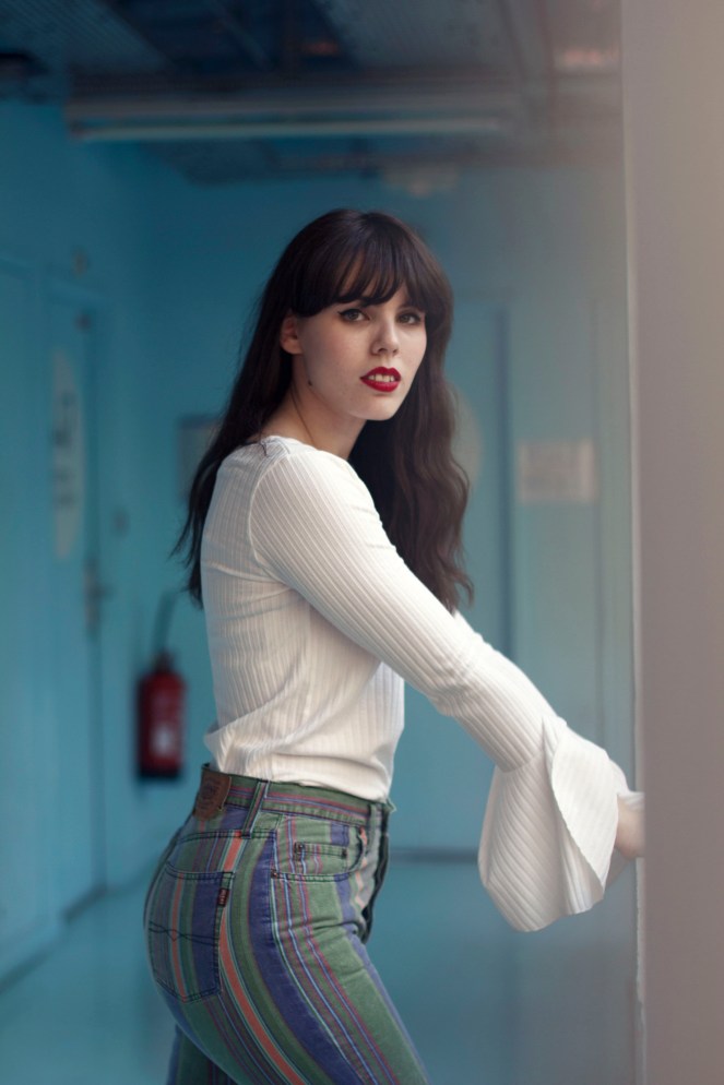 pantalon rayé vintage 11