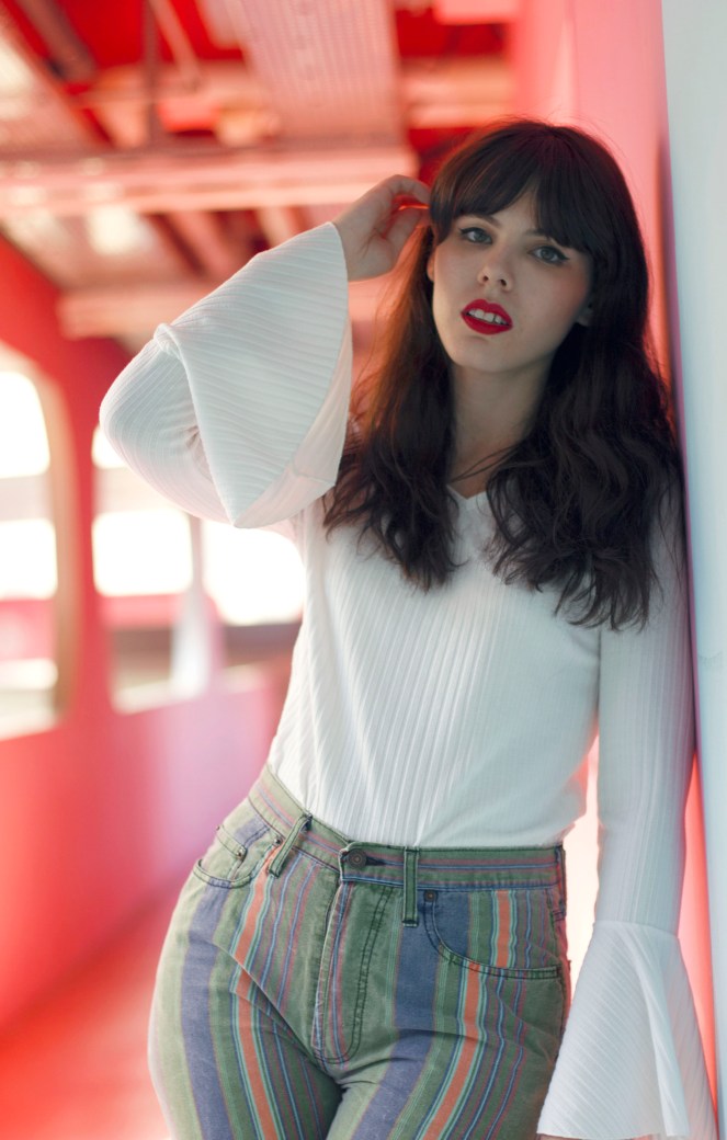 pantalon rayé vintage 13