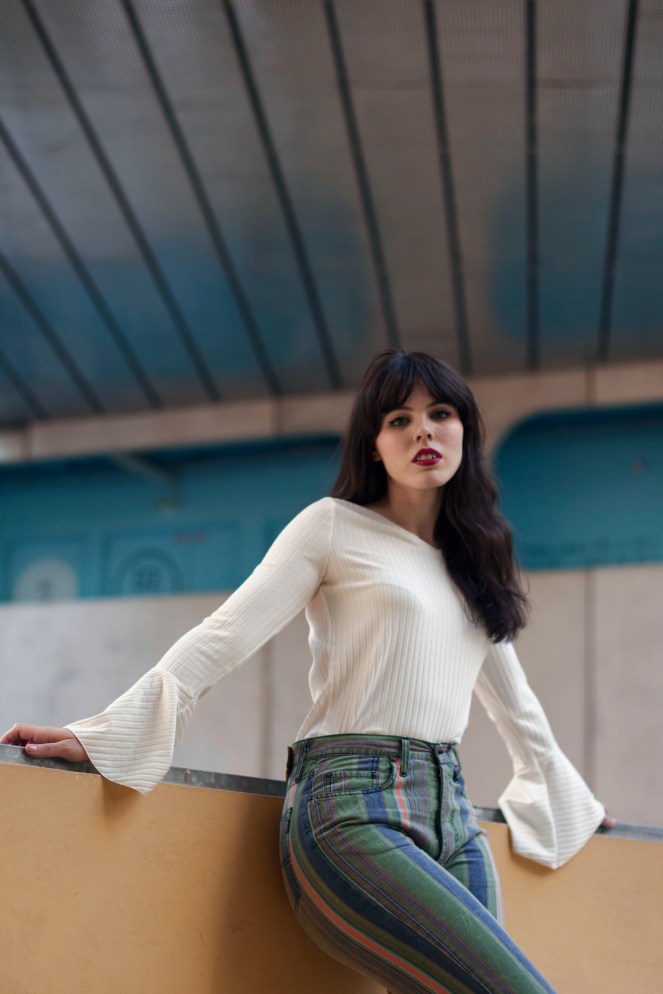 pantalon rayé vintage 6