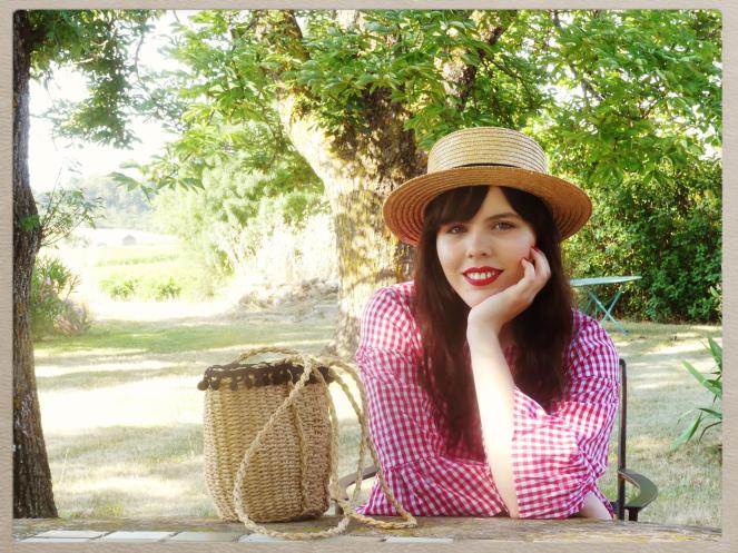 Robe vichy rouge 02ok