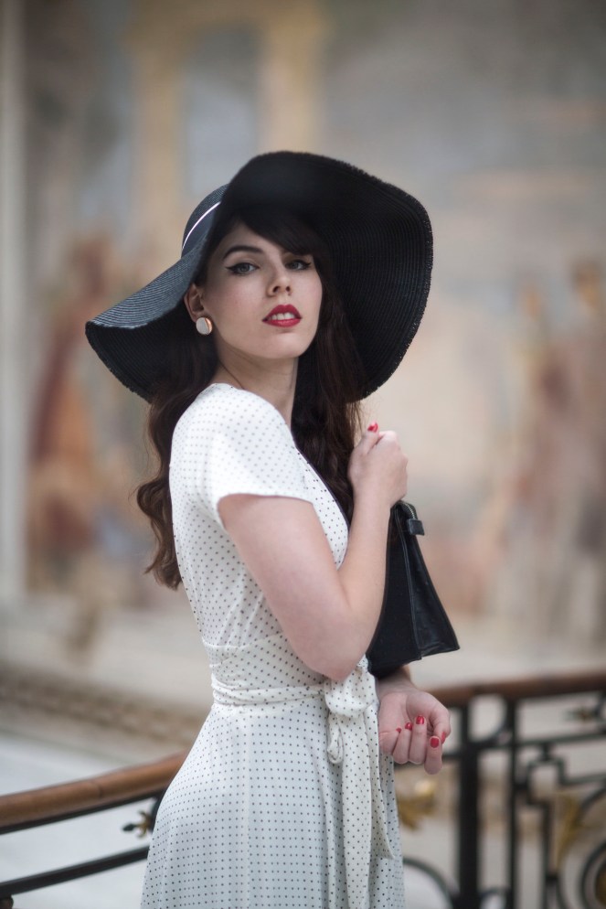 Robe retro Karina blanche12