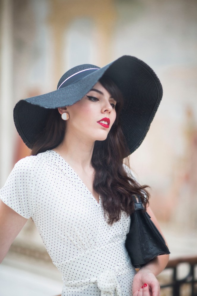 Robe retro Karina blanche13