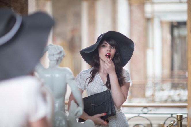 Robe retro Karina blanche6