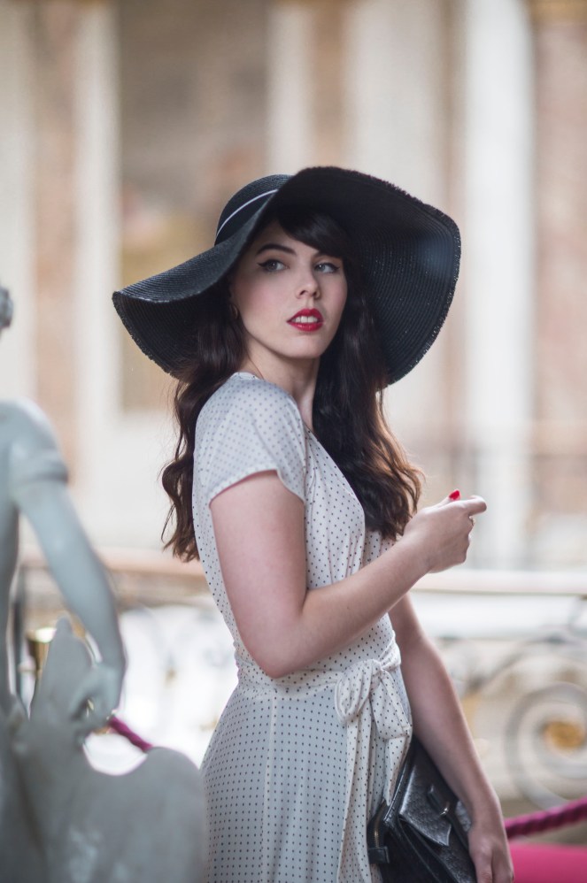 Robe retro Karina blanche8